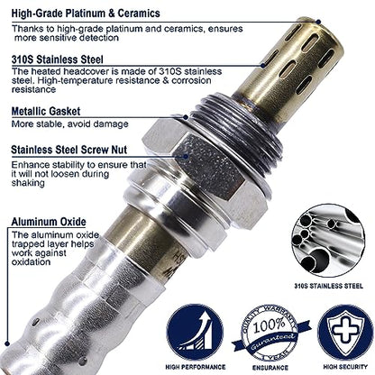 HiSport 250-24951 Heated O2 Oxygen Sensor Compatible with Nissan Frontier 2005-2019 NP300 Frontier 2016-2017 NV1500 NV3500 NV2500 2012-2021 NV350 Urvan 2014-2017 Pathfinder Xterra, Suzuki Equator