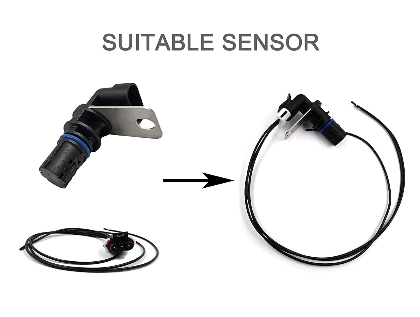 HiSport Camshaft Position Speed Map Ignition Coil Others Position Sensor Connector Pigtail 88986451 12085495 for GM