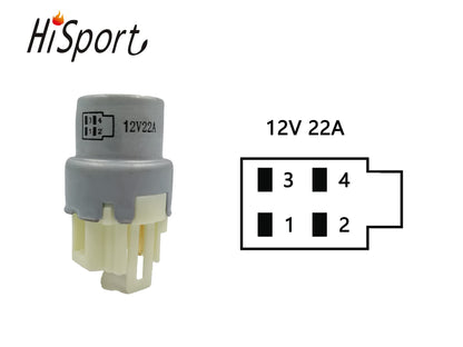 909-90987-02004 Multi-Purpose Relay (Flashers) - Compatible with Toyota, Mitsubishi, Chrysler Swift More Replace RY51£¬9098702004£¬0567004810 Signal Light Assemblies£¨Standard Power Relay£©-HiSport