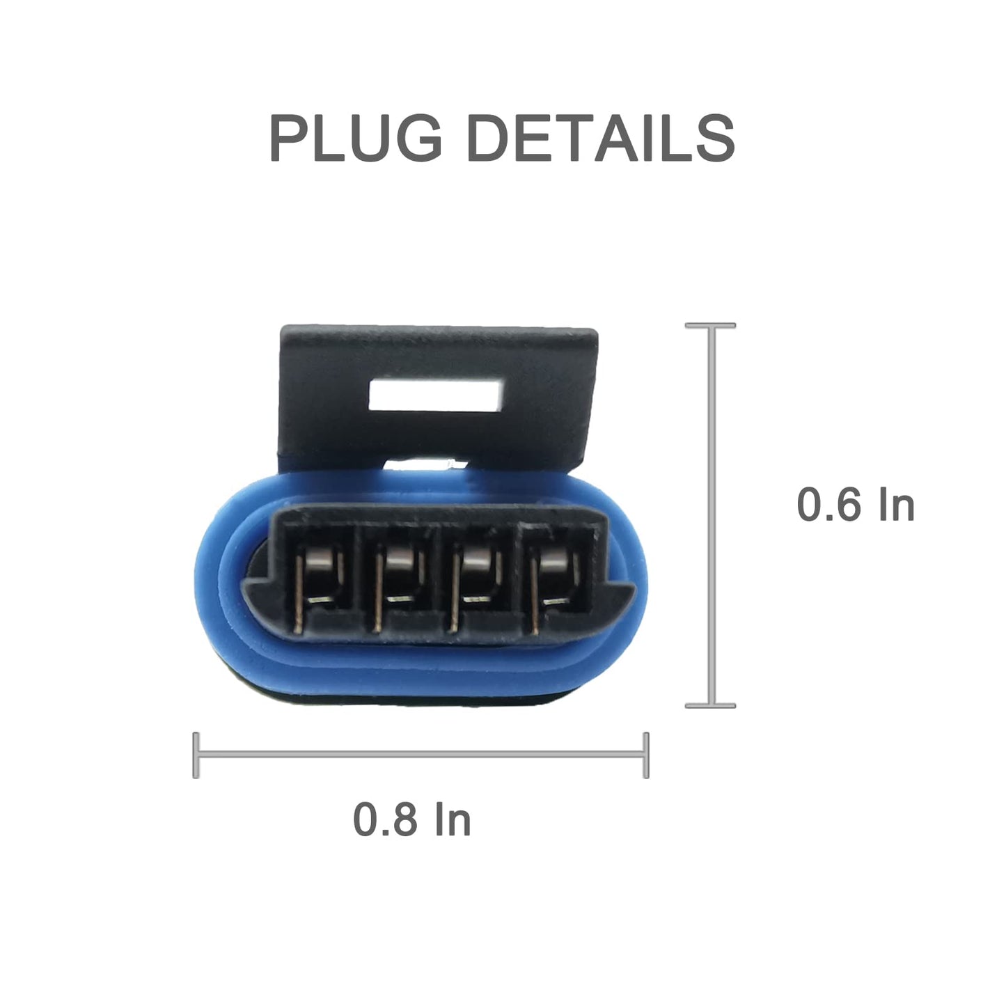 HiSport Idle Air Control Valve Connector Compatible with Buick,Chevrolet Lumina, Oldsmobile, Oldsmobile Cutlass, Pontiac, Pontiac Trans Replace S-551