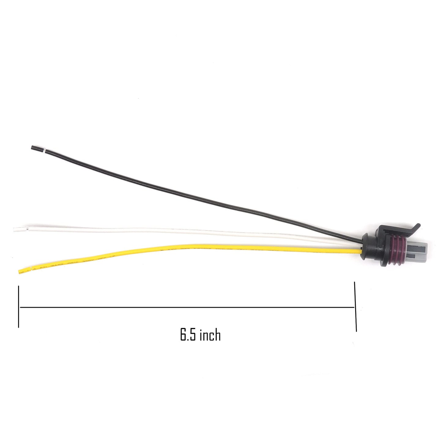 HiSport Oil Pressure Sensor 3-Wire Connector Pigtail Compatible with LSX 22-20 AWG, 2PCS