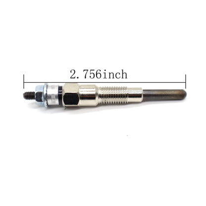 HiSport Diesel Glow Plug 16851-65510 4pcs - Compatible with Kubota D722 D902 D905 D1005 D1105 V1505 V1305 Z482 RTV900 RTV1100 Tractor B1700D B1700E ZD326 ZD331 Mower BX1800D BX1830D Engine