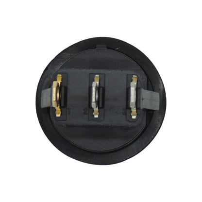 HiSport KCD1-8-101NW 10PCS Waterproof Round Rocker Toggle Switch 2 Position DC 12V 20A ON-Off with LED Light SPST 3 Pins Yellow