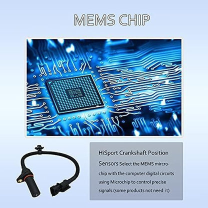 HiSport 39180-2B000 Crankshaft Position Sensor Compatible with Hyundai Accent 2012-2015, Elantra 2011-2015, Elantra GT 2014-2015, Tucson 2014-2015, Veloster 2012-2015, Kia Forte 2014-2015, Rio, Soul