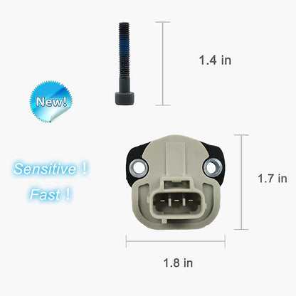 HiSport 5017479AA Throttle Position Sensor - Compatible with Chrysler Aspen Dodge Ram/B1500 2500 3500 Jeep Commander Mitsubishi Raider Replace #TH190 TPS333 5017479AA
