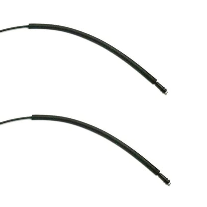 HiSport 924370 Door Latch Cable 2pcs Rear Left/Right Side - Compatible with Dodge Ram 1500 2500 3500 1998 1999 2000 2001 2002 - Replaces 55275106 15654942 924-370