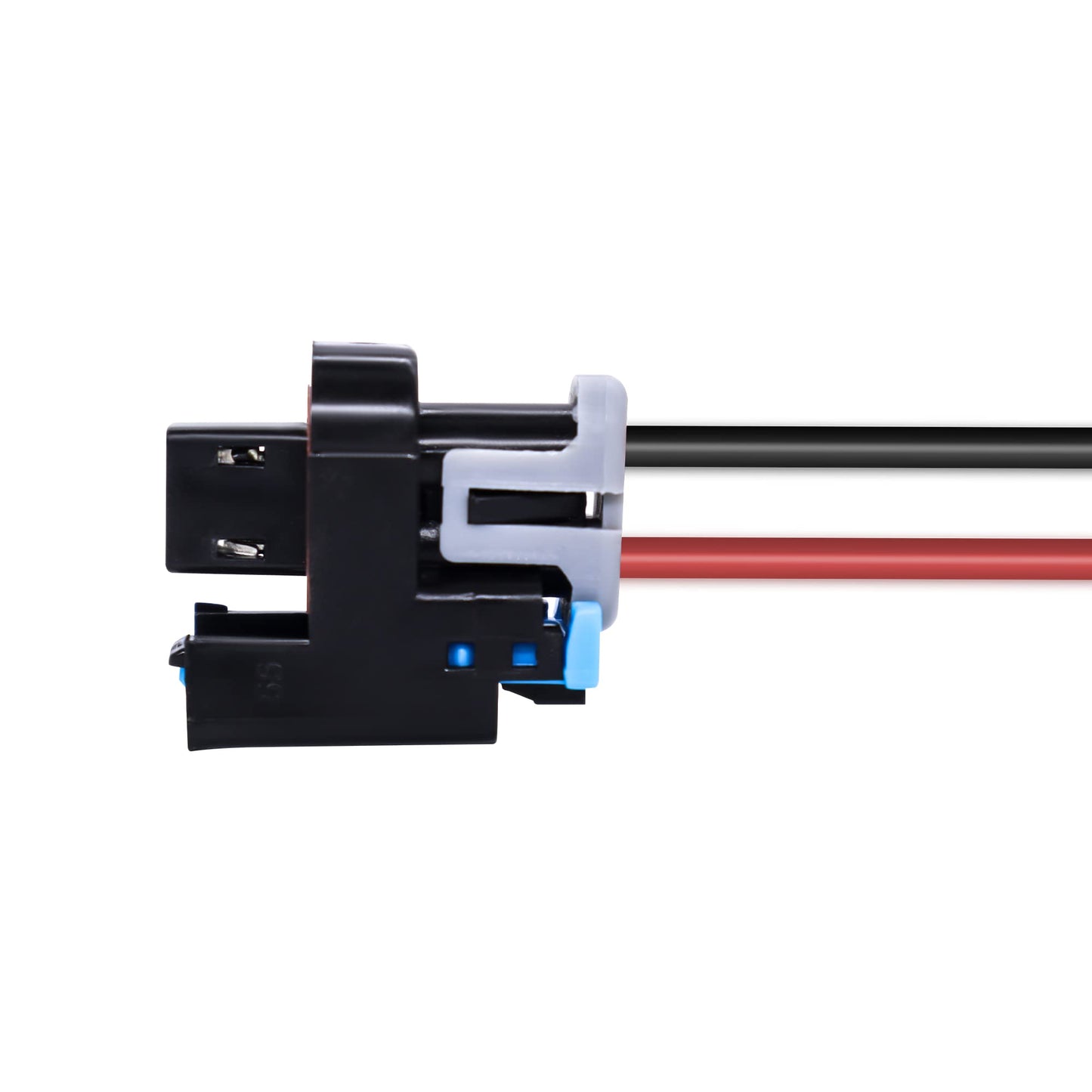 HiSport LS Truck Fuel Injector Connector Pigtail Wire Compatible with Chevrolet GMC 1500 2500 3500 Mini Multec 2 (8 pack) Replace 17113553 17113698 WPINJ31X8