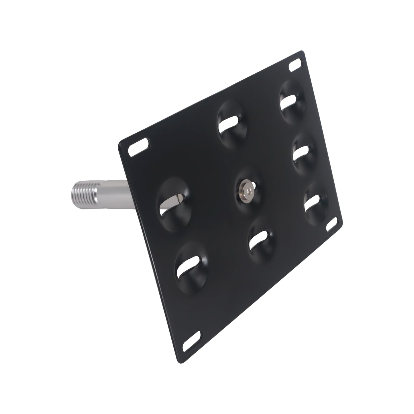 HiSport License Plate Holder Front Bumper Compatible with Mercedes C-Class CLA-Class E-Class S-Class GLK-Class ML-Class GLA-Class SL-Class, No Drill Relocator Hole Adapter Support Holder