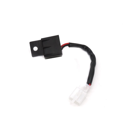HiSport 2-Pin Electronic LED Flasher Relay Compatible with Most Honda, Kawasaki, Yamaha Motorcycles Fix Motorcycle Turn Signal Bulbs