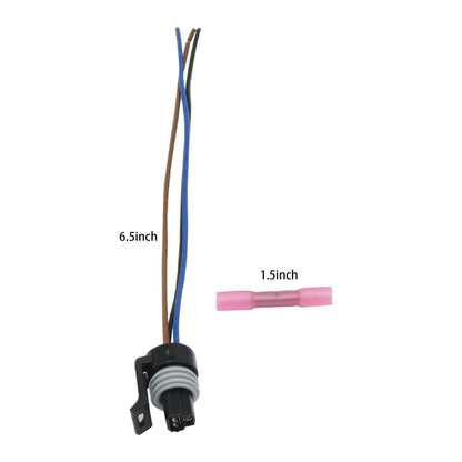 HiSport Oil Pressure/Throttle Position/Fuel Injection Pressure Sensor A/C Refrigerant Pressure Switch Connector Pigtail 5C3Z-12224-A 1832022C92 Compatible with Ford - 3 Way Butt Plug