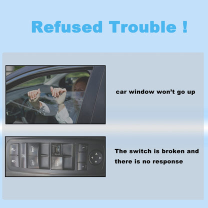 HiSport Power Window Switch Driver Side Compatible with Chrysler Town & Country 2008 2009, Replacement for Dodge Grand Caravan 2008 2009, 3.3L 3.8L 4L 4602535AC 4602535AD 4602535AE 4602535AF