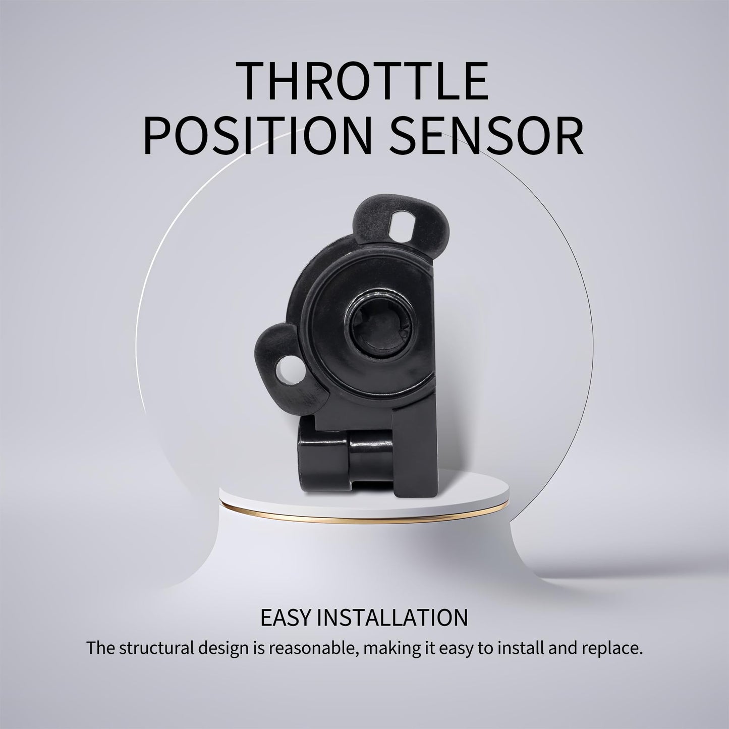 HiSport 17087400 Throttle Position Sensor TPS - Compatible with Buick Cadillac Chevry GMC Suburban Isuzu Oldsmobile Pontiac - Accelerator Pedal Fuel Idle Control Valve Sensor 1987-1991