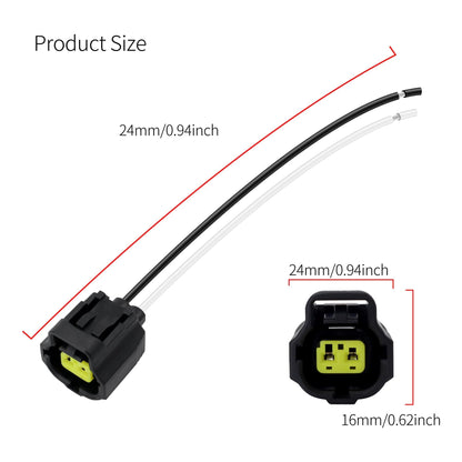 HiSport S-816 Temperature Sender/Sensor Connector Compatible with Chevrolet Chevy Sprint, Toyota Camry, Suzuki X-90, Pontiac Vibe, Mazda MX-3, Lincoln LS, Lexus ES300, Jaguar XK8 Replace 158-0421