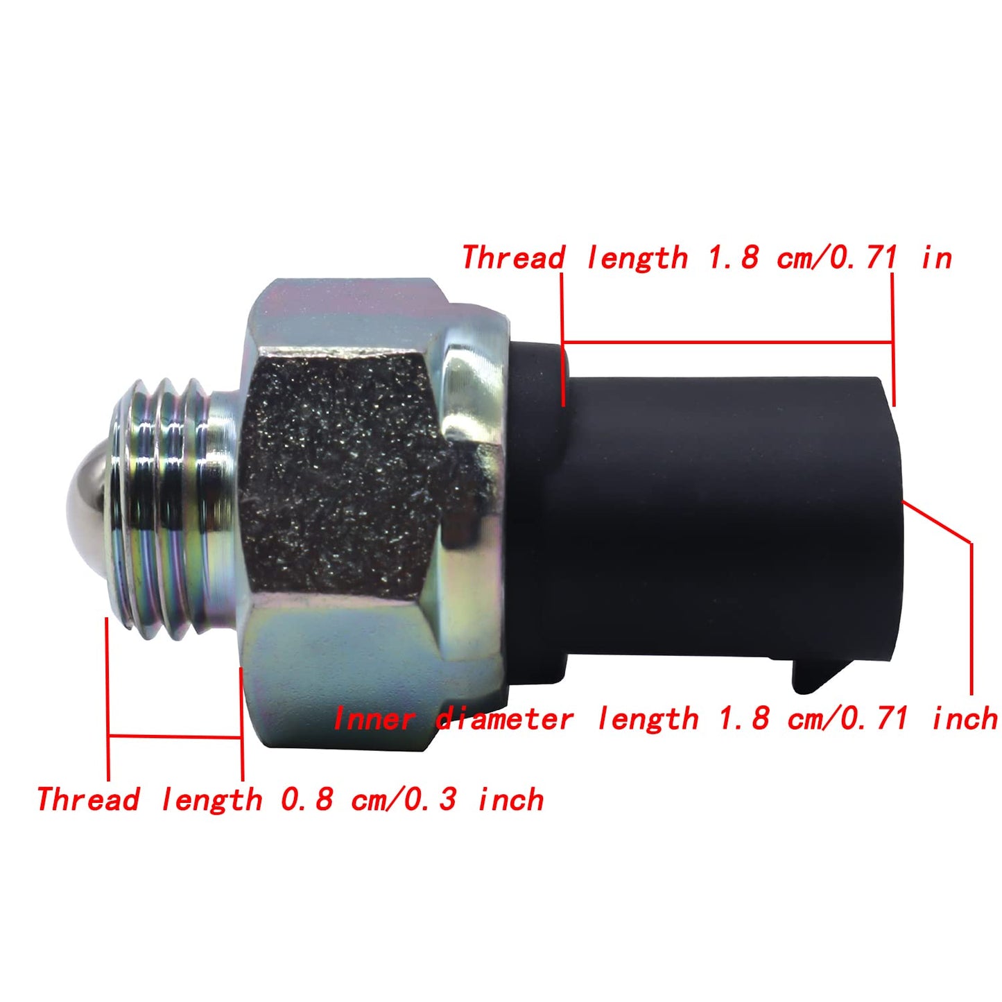 HiSport Backup Light Switch 14014559 - Backup Lamp Switch Compatible with Chevrolet 1982-2000 Original 1984-2002 - Easy to Install, Durable in Constructi