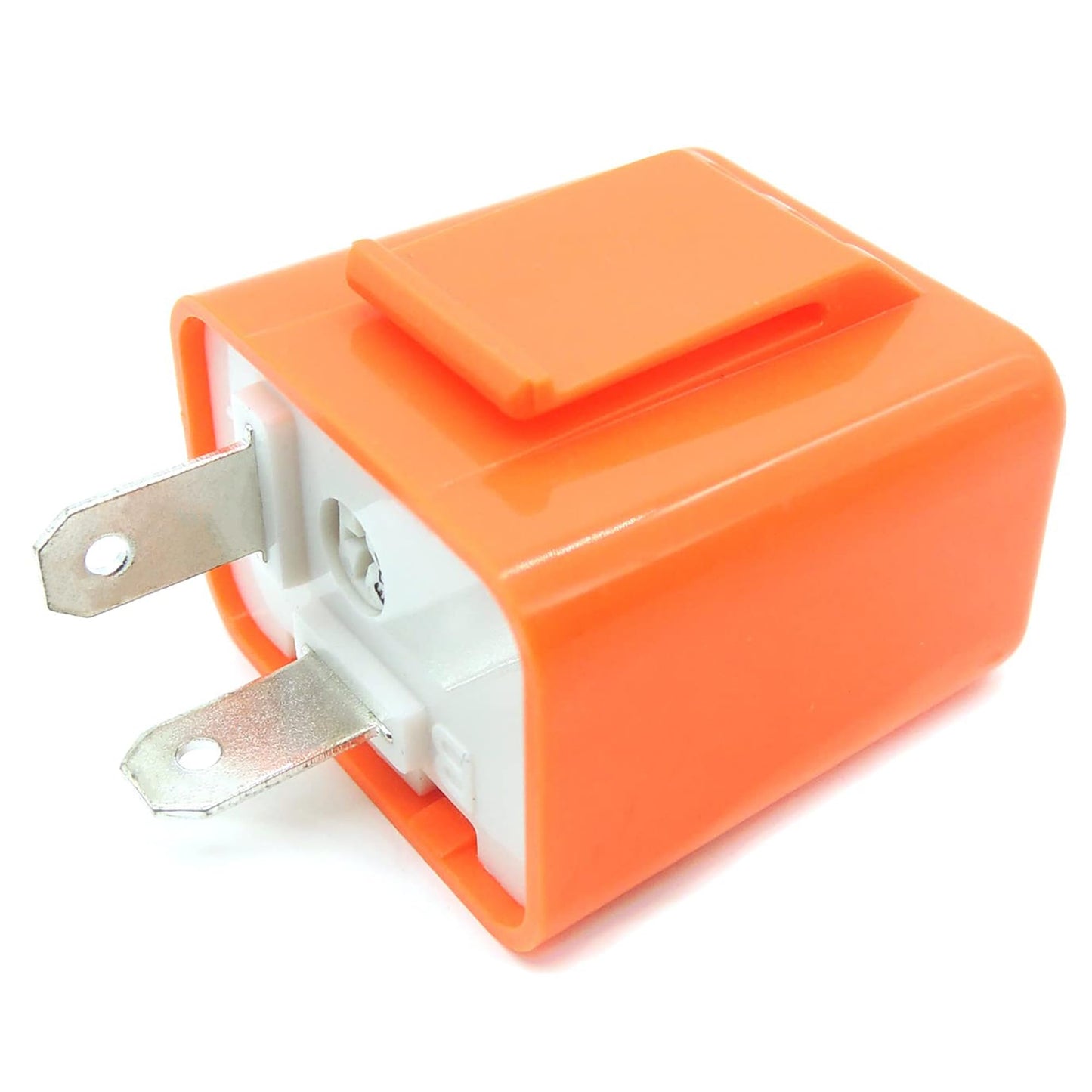 HiSport 12V 2 PIN Adjustable Electronic Flasher Relay Compatible with Honda Grom 125£¬ Kawasaki ZX6R£¬250R, Ninja 300£¬ Z300£¬Fix for LED Turn Signal Light Bulbs