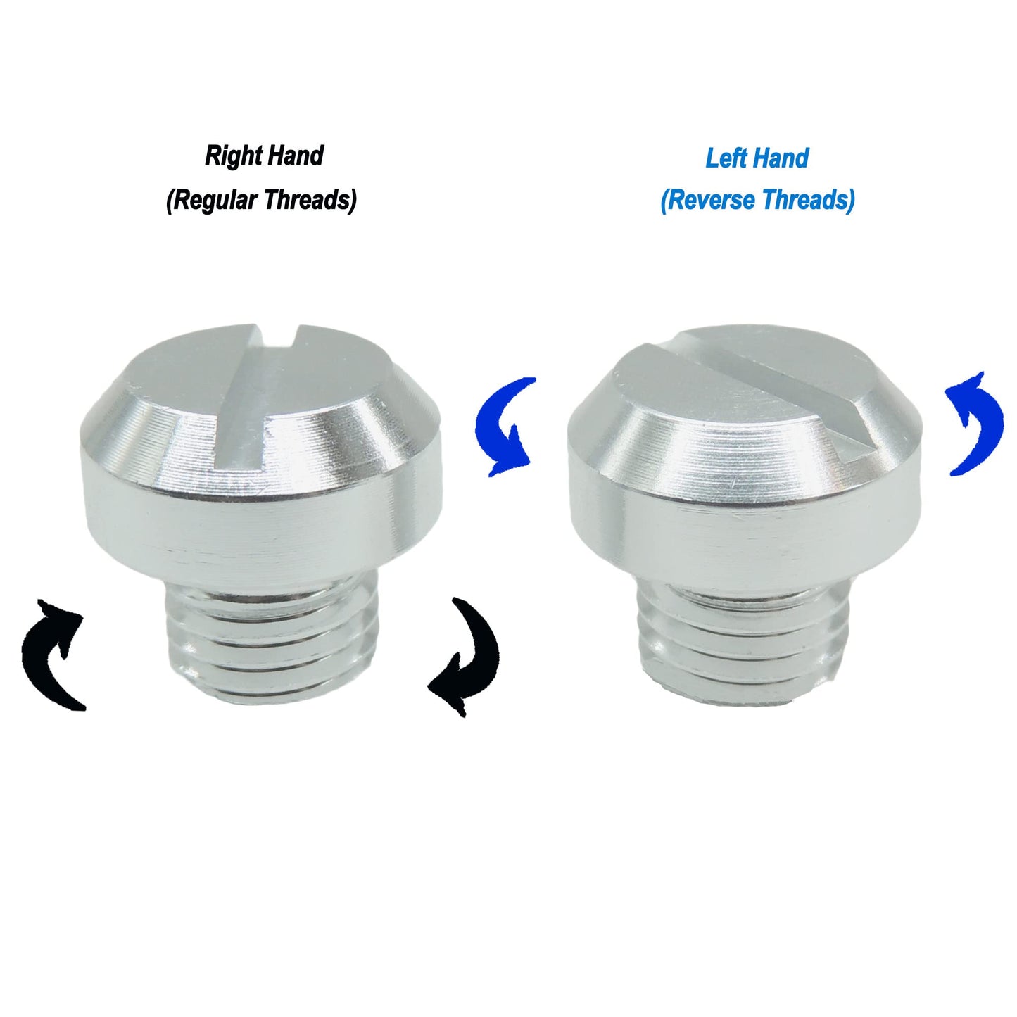 HiSport Motorcycle Mirror Hole Plugs Universal M10x1.25 Compatible With NC750S MT/ CB1000R/ Grom MSX125, KAWASAKI Z250SL/ Z400/ Z125, TRIUMPH Speed Triple 1050, SUZUKI, YAMAHA, DUCATI