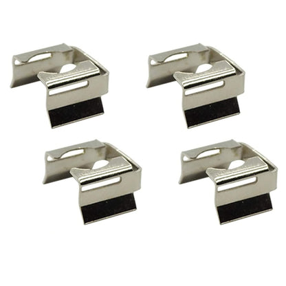 HiSport Fuel Injector Metal Retaining Clip Set of 4 Fuel Injector Locks / Fuel Rail Clip / Retainer Kit Universal