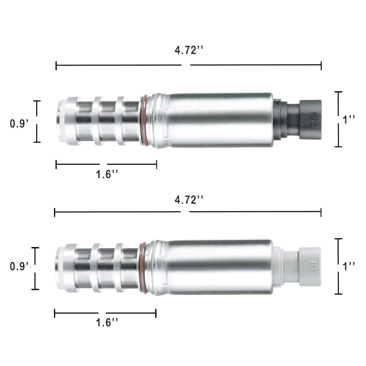 HiSport Intake & Exhaust Camshaft Position Actuator Solenoid Valve Kit Compatible with Cobalt,Malibu, HHR, Verano and More-2.0L/2.2L/2.4L Replaces # 12655421, 12655420