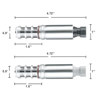 HiSport Intake & Exhaust Camshaft Position Actuator Solenoid Valve Kit Compatible with Cobalt,Malibu, HHR, Verano and More-2.0L/2.2L/2.4L Replaces # 12655421, 12655420