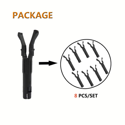 HiSport Retaining Clips Kit Replacement for Vortec Fuel Injector Compatible with Chevrolet GMC 4.3L 5.0L 5.7L (8 pcs/set)