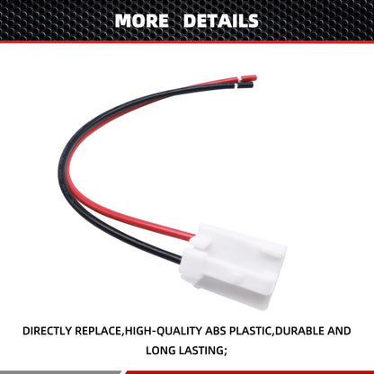 HiSport 82998-12380 Blower Motor Connector Pigtail Plug Wire/Wiring Harness Compatible with Toyota Tacoma 2005 2006 2007 2008 2009 2010 2011 2012 2013 2014 2015 2016 Replace 90980-10916