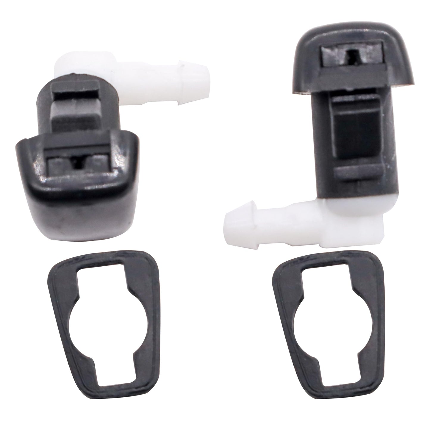 HiSport 68081370AB Windshield Sprinkler Wiper Nozzle - Compatible with Dodge Dart 2013 2014 2015 2016 - Replace 68081370AA