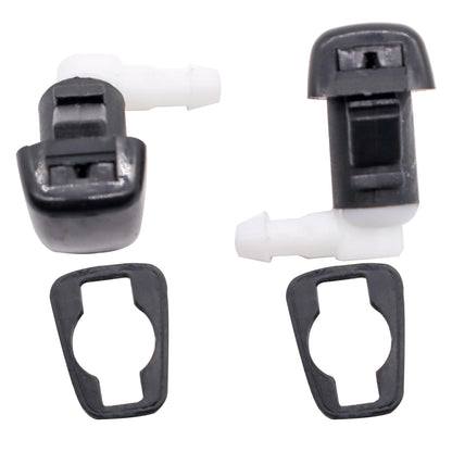 HiSport 68081370AB Windshield Sprinkler Wiper Nozzle - Compatible with Dodge Dart 2013 2014 2015 2016 - Replace 68081370AA