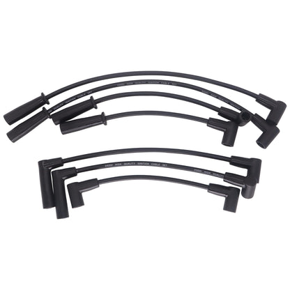 HiSport Spark Plug Wire Set 671-6128 Compatible with Jeep Wrangler Cherokee Grand Cherokee 1991-1999 4.0L 6 CYL Replacement for 6716128