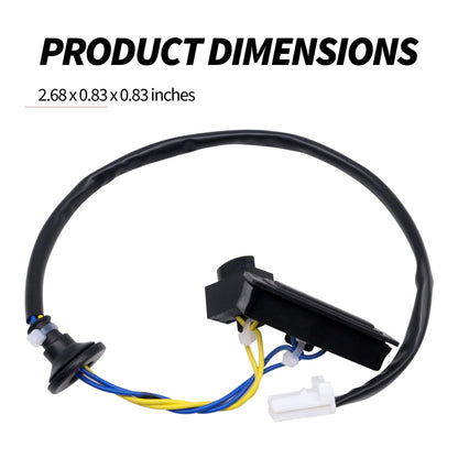 HiSport 25380-JM00A Rear Trunk Switch Tailgate Lid Release Switch Compatible with Nissan Rogue 2008-2015,Nissan Rogue Select 2.5L l4 2014-2015 Replacement for OEM 25380JM00A