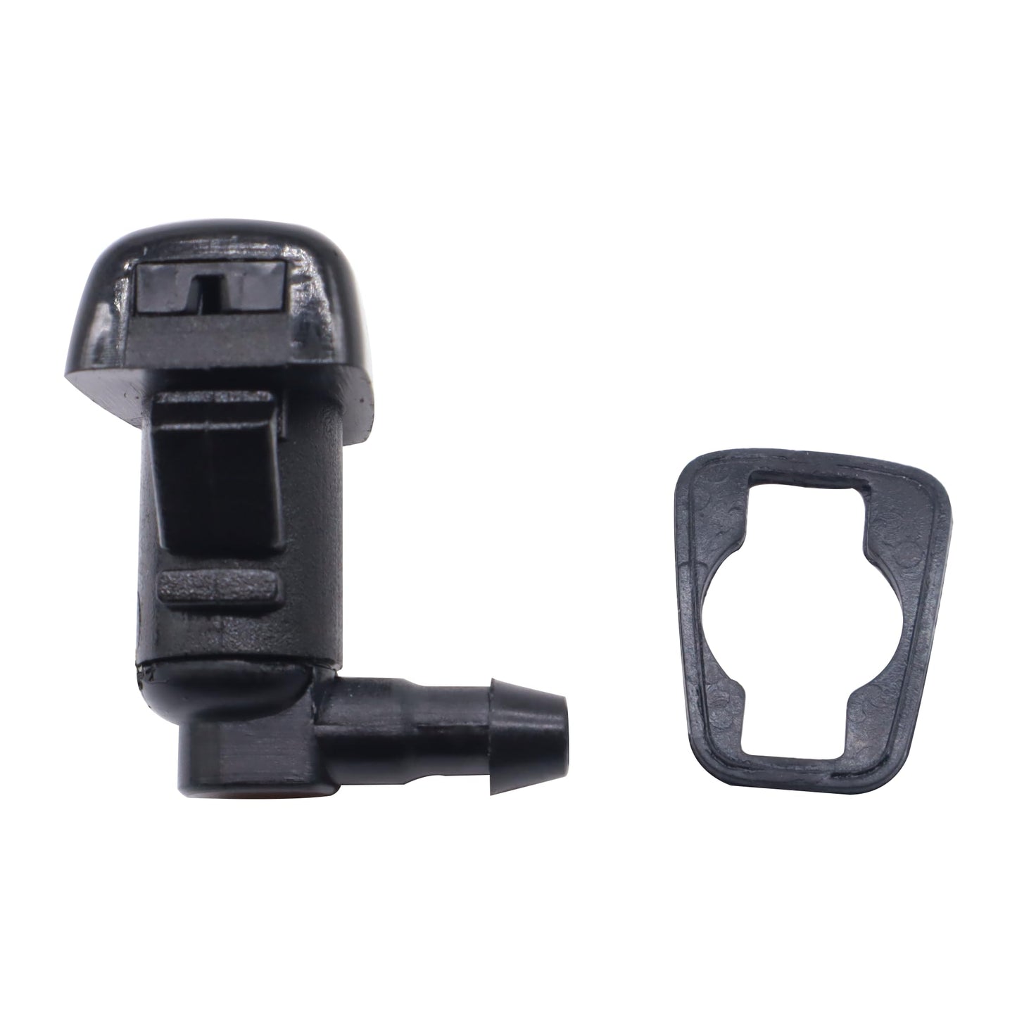 HiSport 8E5Z17603A Windshield Sprinkler Wiper Nozzle - Compatible with 2008-2012 Ford Fusion Compatible with 2008-2012 Lincoln MKZ Compatible with 2008-2011 Mercury Milan (Two Side)