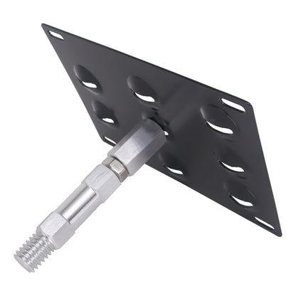 HiSport License Plate Holder Front Bumper Compatible with BMW F30 Sedan/F31 Wagon 3 Series F32 F33 F36 4 Series F10 F11 G30 G31 5 Series E84 X1, No Drill Relocator Hole Adapter Support Holder