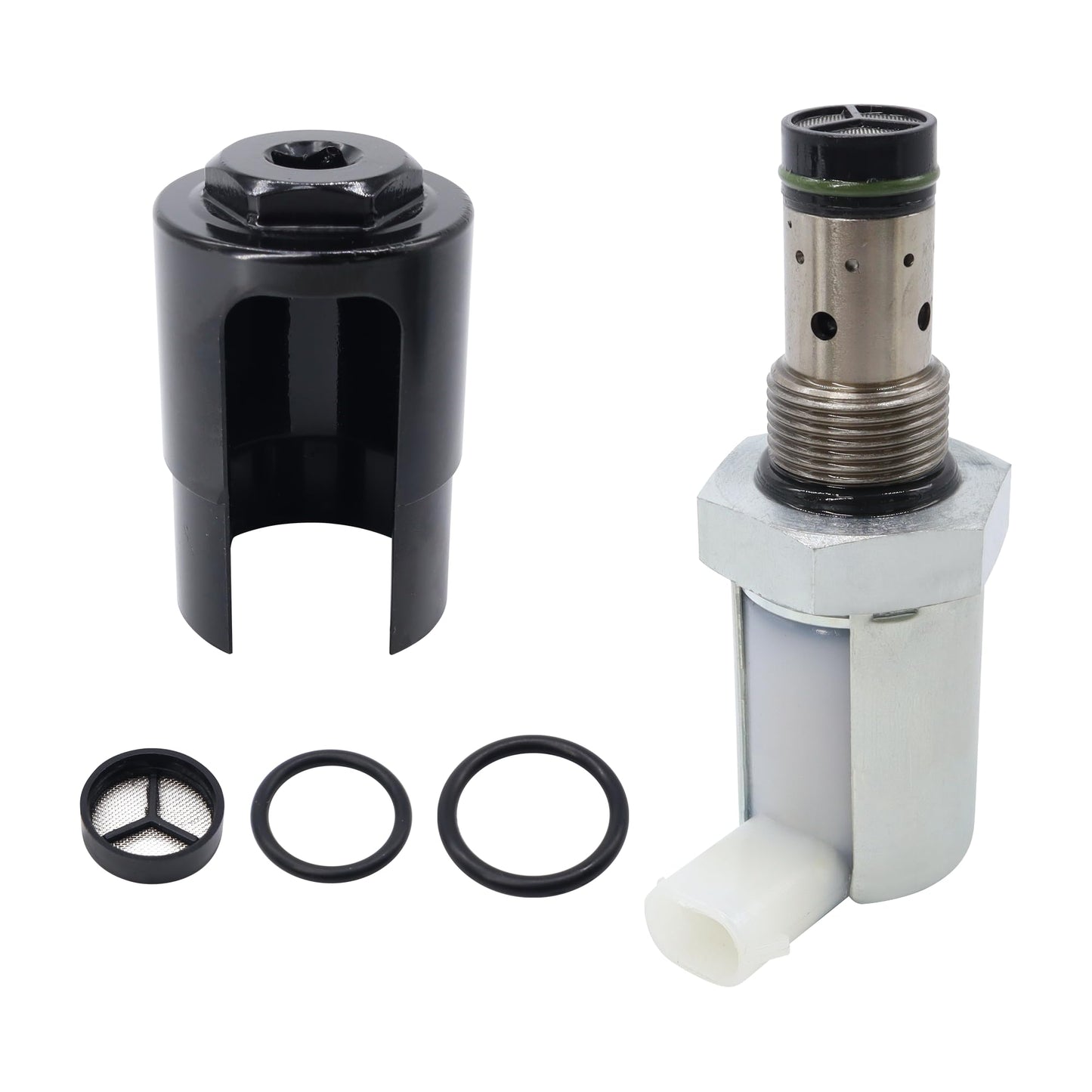 HiSport 6.0L IPR Valve with Socket Tool - Compatible with Ford E-350 E-450 F-250 F-350 F-450 F-550 Super Duty Excursion 6.0L 2005-2010 - Replace 5C3Z9C968CA