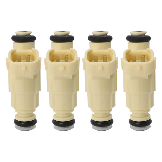 HiSport 35310-23600 Fuel Injector Compatible with Elantra Tiburon Tucson Santa Fe Spectra Spectra5 Sportage 2.0L 2.7L 2001-2010 4 hole 4 PCS