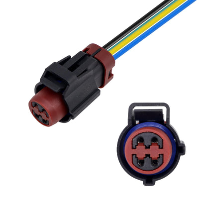 HiSport Vacuum Pump Pigtail 4 Wire Connector for Fuel Pump O2 Sensor 645-740 645-708 Compatible with Ford Lincoln Mercury Mazda