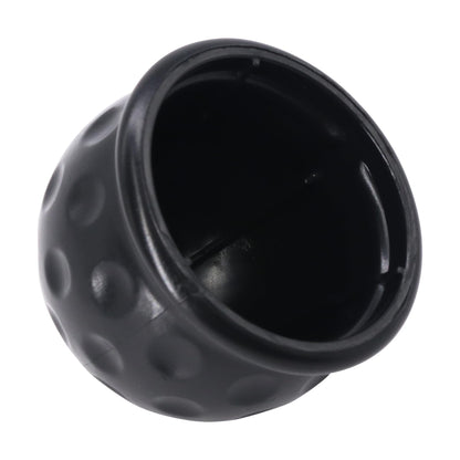HiSport 2pcs Trailer Hitch Ball Cover,2 Inch Black Traction Ball Protector, Universal Dustproof and Waterproof 50mm Towing Ball Protective Cap Compatible with Trailers, RVS Trucks, Boats