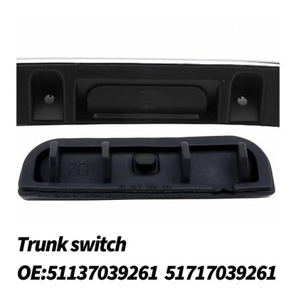 HiSport 51137039261 Tailgate Handle Switch Rubber Button Cap Cover Compatible with BMW Mini Cooper R50 R52 R53 R56 R57 R58 R59 2002 2003 2004 2005 2006 2007 2008 2009 2010 2011 2012 2013 2014 2015