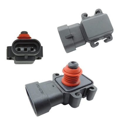 HiSport 12614973 MAP Manifold Absolute Pressure Sensor Compatible with Buick LaCrosse, Cadillac DeVille, Chevrolet Chevy Astro, GMC C1500 Pickup Sierra, Hummer H2, Isuzu NPR, Oldsmobile, Pontiac, Saab