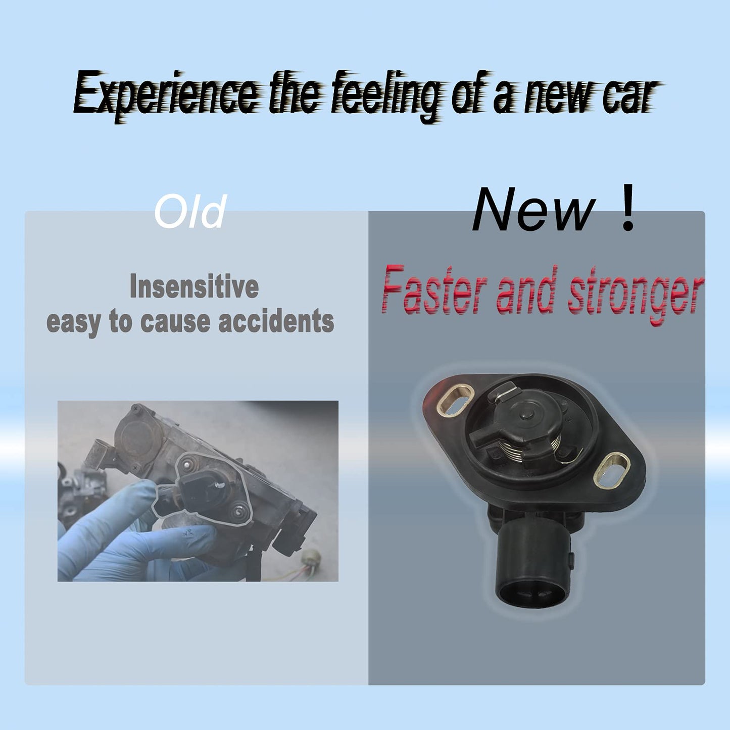 911-753 TPS Throttle Position Sensor Accelerator Switch - Compatible with Acura Integra, Honda Accord Civic CRX Prelude CR-V Replace 16400-P06-A11 911753 16400P06A11 -HiSport