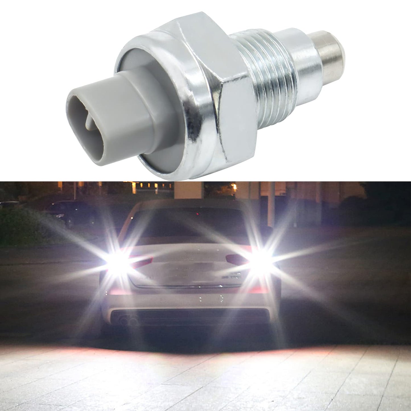 HiSport Backup Light Switch 84210-52050 - Backup Lamp Switch Universally Compatible with Toyota Tacoma Yaris FJ Cruiser and Porsche 911 - Easy to Install, Durable in Construction