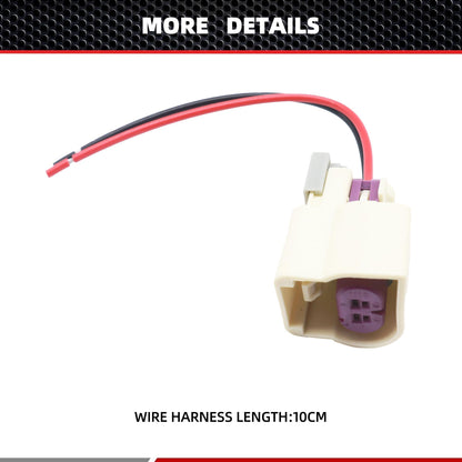 HiSport 13580877 Detonation Knock Sensor Connector Comptible with Buick Cascada, Cadillac ATS, Chevrolet Chevy Avalanche, GMC Acadia, Hummer, Isuzu, Oldsmobile Aurora, Pontiac, Saab, Saturn, Suzuki