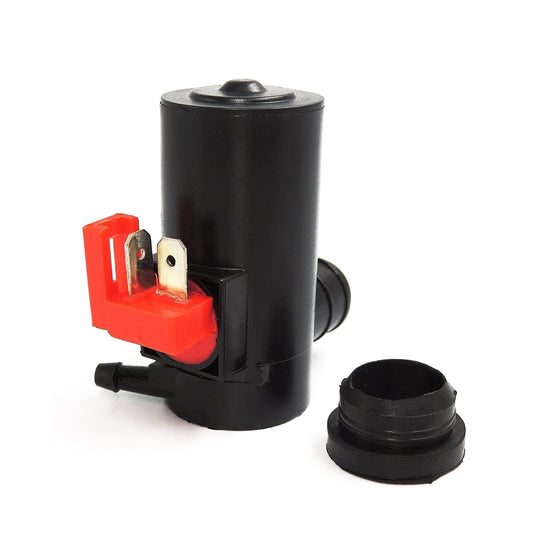 HiSport Windshield Washer Pump 38512-SA5-013 with Grommet - Compatible with Acura TL Subaru Outback Subaru Legacy Honda Accord Honda Civic CRVear 1984-2006 - Replaces 76806-SE3-G02 86611-AA010