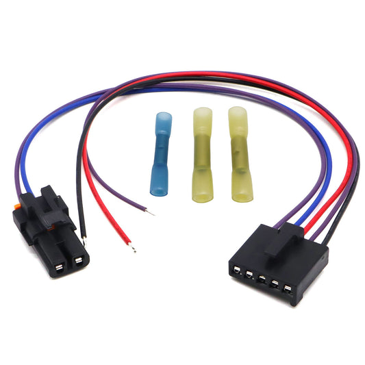 HiSport 3 Pins Blower Motor Resistor Connector Compatible with Chevy, GMC Silverado, Tahoe, Suburban, Sierra, Yukon XL - AC, 15-81773, 89018778, 89019351