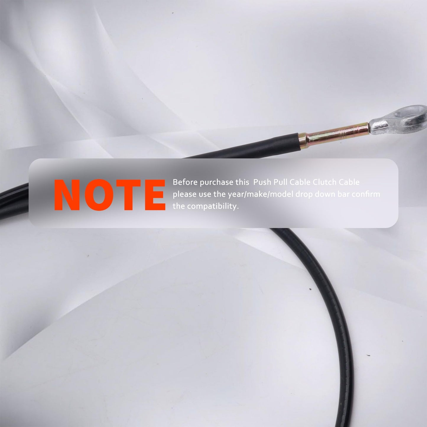 HiSport Push Pull Cable Clutch Cable - Compatible with John Deere 12PB 12PC 12SB 14PB 14PZ 14SB 14SC 14SE 14SX 14SZ Replaces GX21634 GX22026