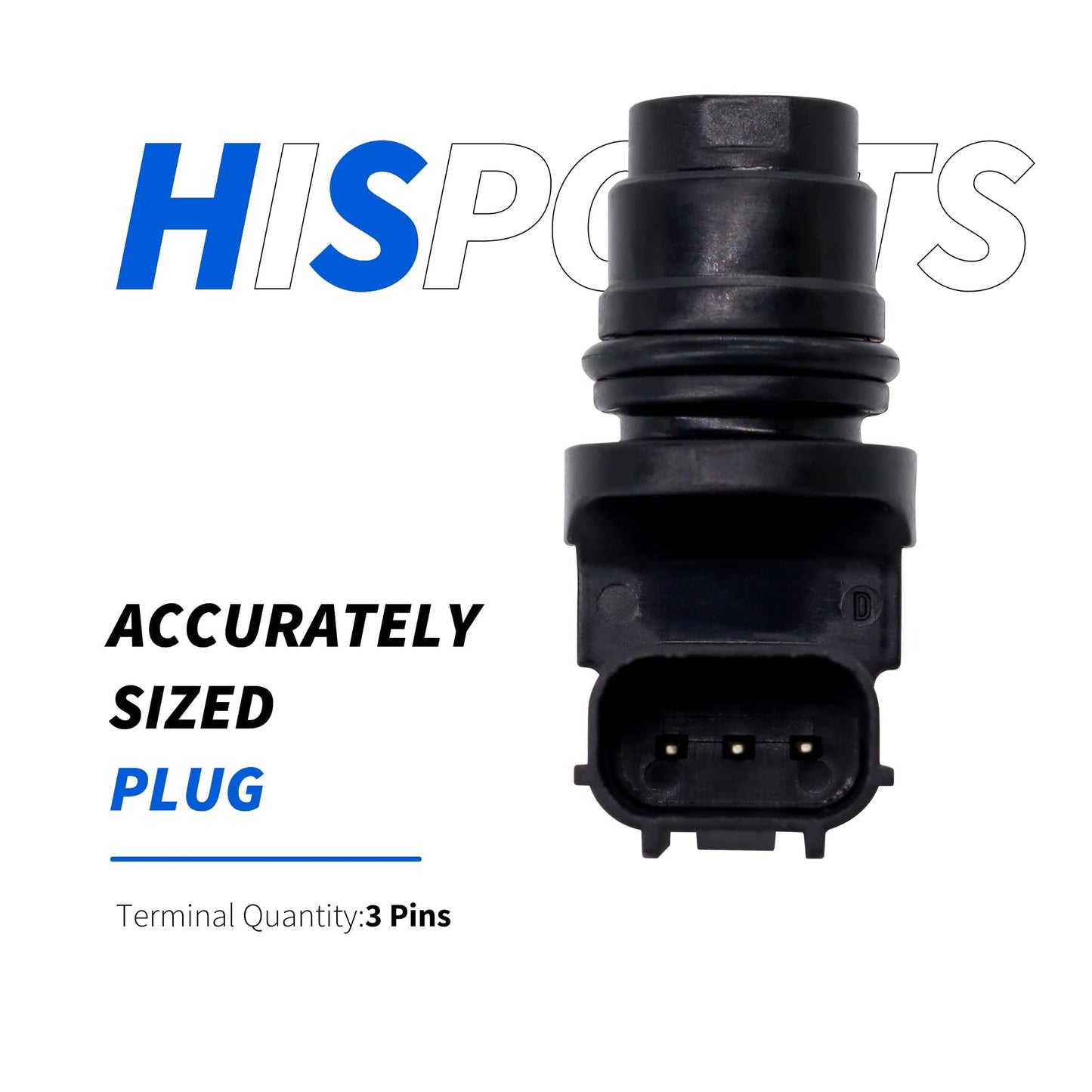 HiSport 907819 Engine Camshaft Position Sensor Compatible with Acura ILX 2.4L 2013-2015 TSX 2.4L 2009-2014, Honda Accord 2.4L 2008-2012 Civic 2.4L 2012-2015 CR-V 2.4L 2010-2014 Crosstour 2012-2015