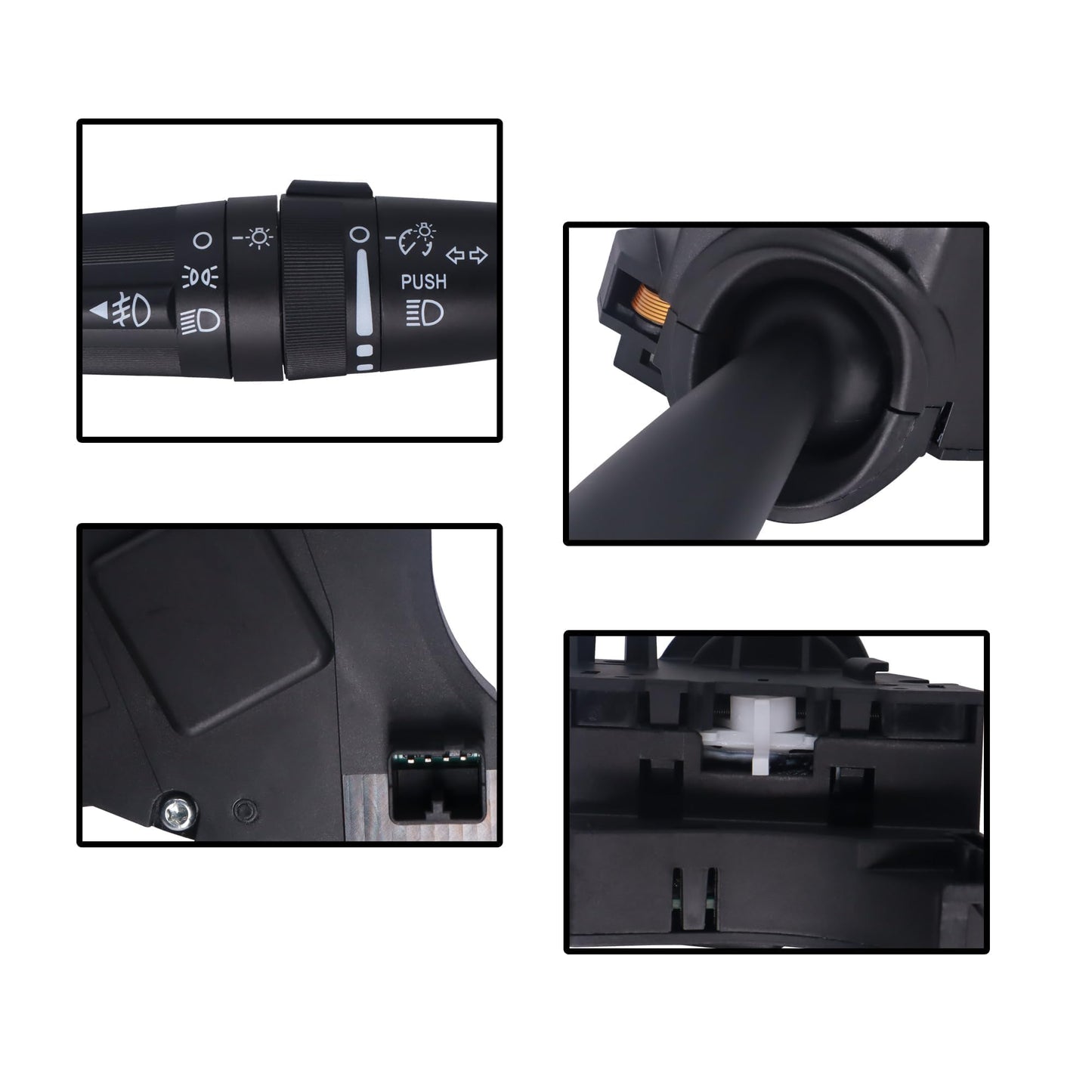 HiSport 1S7764 Multifunction Turn Signal Switch Compatible with Chrysler 200,PT Cruiser,Sebring;Dodge Avenger,Caliber,Journey,Nitro;Jeep Commander,Compass,Grand Cherokee,Liberty,Patriot,Wrangler