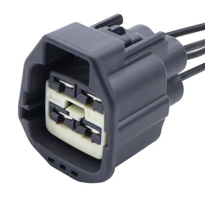 HiSport WPT1343 Engine Cooling Fan Motor Connector Compatible with Ford E-350 E-450 Expedition Explorer F-150 F-250 F-350 F-450 Super Duty Mustang Transit 150 250 350 2010-2015 Replace DU2Z14S411ABA