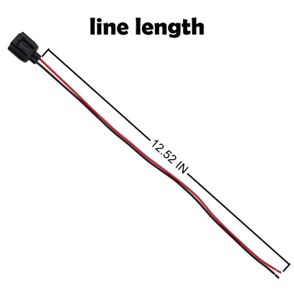 HiSport Coolant Temperature Sensor Connector Plug Pigtail Wire Wiring Harenss Compatible with Toyota, Ford, Lincoln Replacement for OEM 1P1562,S-2034,WPT-206,WPT989,158-0421,WPT989,HP4665