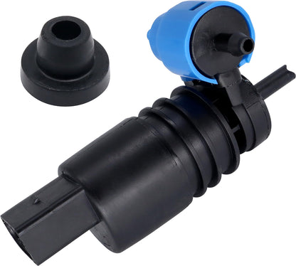 HiSport 8260A059 Windshield Wiper Pump - Compatible with Audi BMW Buick Chevrolet Chrysler Dodge Ford Jeep Mazda Mercedes-Benz Mini Mitsubishi Porsche Smart Volkswagen 2000-2023