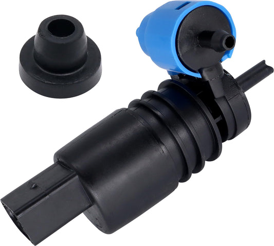 HiSport 8260A059 Windshield Wiper Pump - Compatible with Audi BMW Buick Chevrolet Chrysler Dodge Ford Jeep Mazda Mercedes-Benz Mini Mitsubishi Porsche Smart Volkswagen 2000-2023