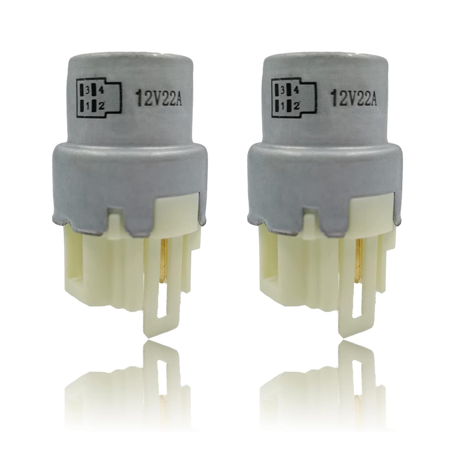 HiSport Relay Flashers 909-90987-02004 Compatible with Toyota, Mitsubishi, Chrysler Swift More Replace RY51£¬9098702004£¬0567004810 Multi-Purpose Signal Light Assemblies, 2PCS